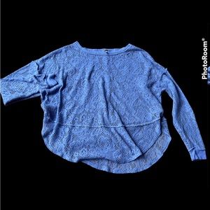 Free People extra small lace top sweater